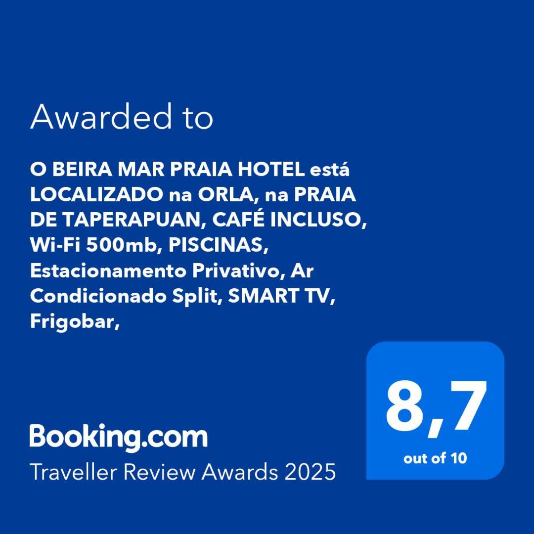 O Beira Mar Praia Hotel Esta Localizado Na Orla, Na Praia De Taperapuan, Cafe Incluso, Wi-Fi 500Mb, Piscinas, Estacionamento Privativo, Ar Condicionado Split, Smart Tv, Frigobar, Porto Seguro Buitenkant foto